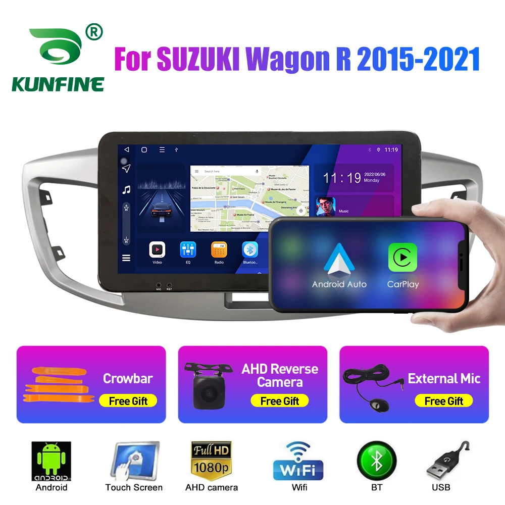 

10.33 Inch Car Radio For SUZUKI Wagon R 2015-2021 2Din Android Car Stereo DVD GPS Navigation Player QLED Screen Carplay