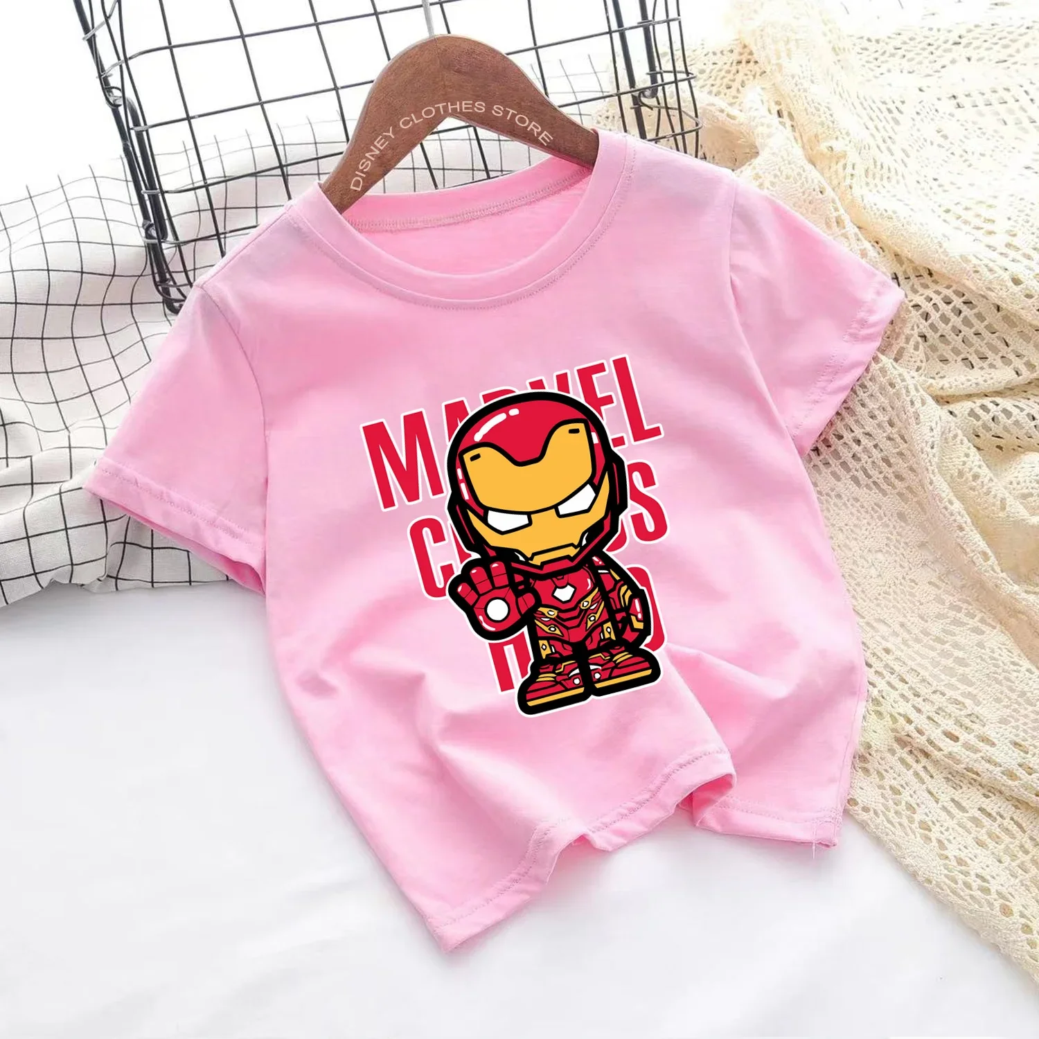 Spiderman Korean T-shirt Children's Clothing Boy T-shirt Printed Boy Girl Clothes Pants Boy Kids T-shirt Fashion Pants top