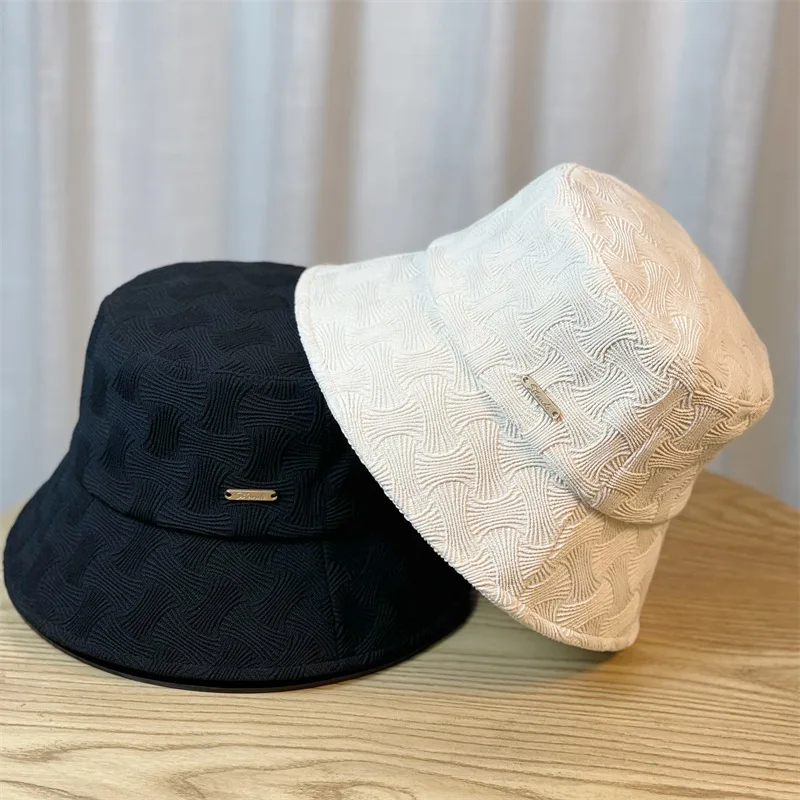 

New Fashion Summer Sun Protection Bucket Hats for Women Panama Cap Letter Hip Hop Gorros Fishing Wear Fisherman Hat Bob Homme