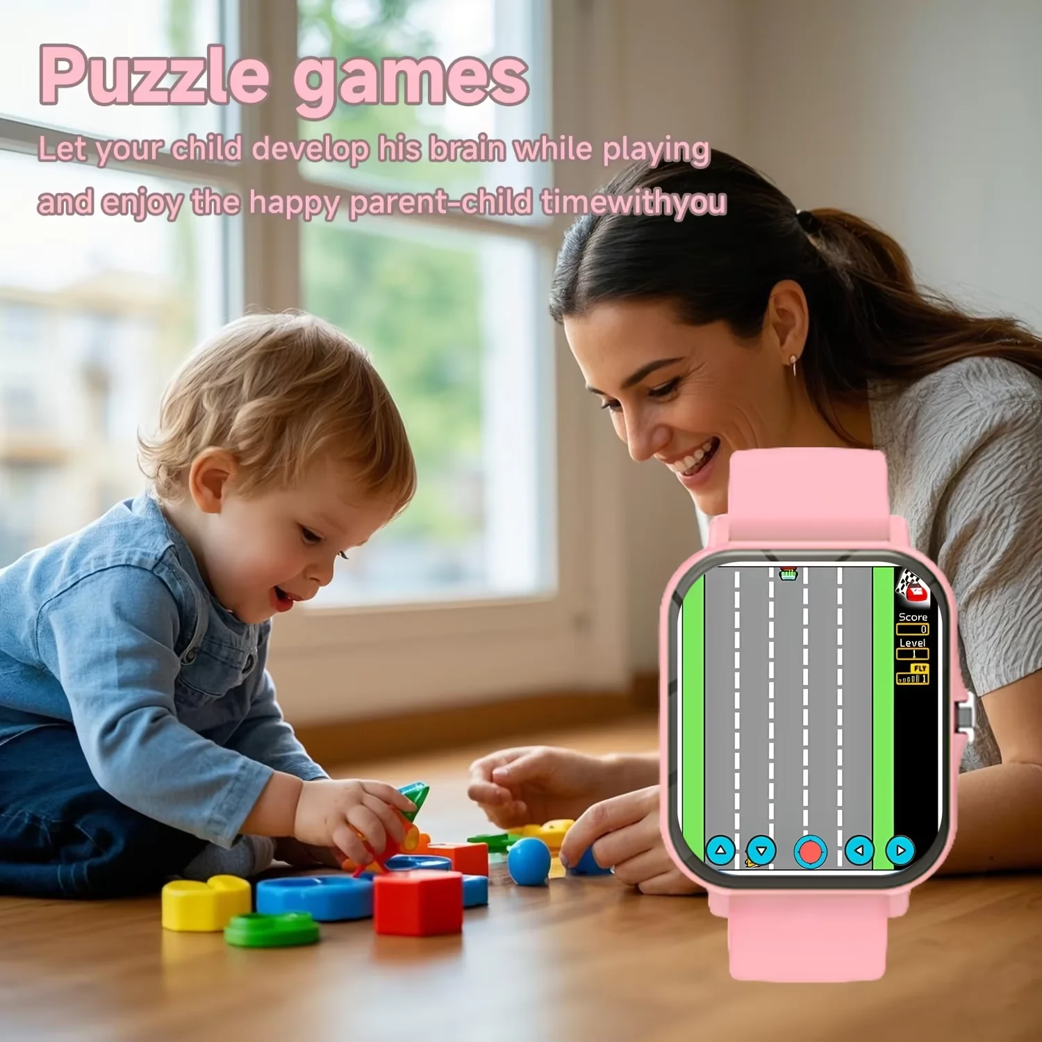 New Kids Smart Watch with Multiple Sports Modes, Music Player, Alarm Clock, Multiple Watch Faces, Fun Learning
