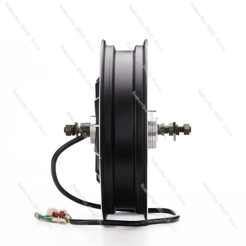 17 Inch 3000W 8000W High Speed Electric Motorcycle Motor, Rear Wheel Drive Hub Motor for Little Ninja Horizon