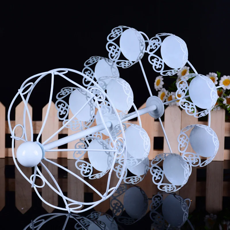 2 Layer-12 Count Carousel Cupcake Stand Holder Display Wedding Cake Cup Display Stand