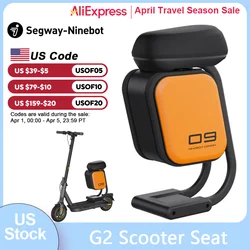 US Stock Original Multifunctional Seat With Bag For Ninebot by Segway MAX G2 G2E G2D G65 Electric Scooter Comfortable Seat Parts