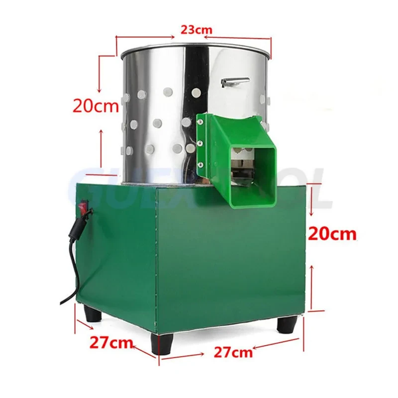 Electric Defeathering Machine Chicken Plucker 430 Stainless Steel Duck Hair Removal Machine Automatic Feather Plucking Machine