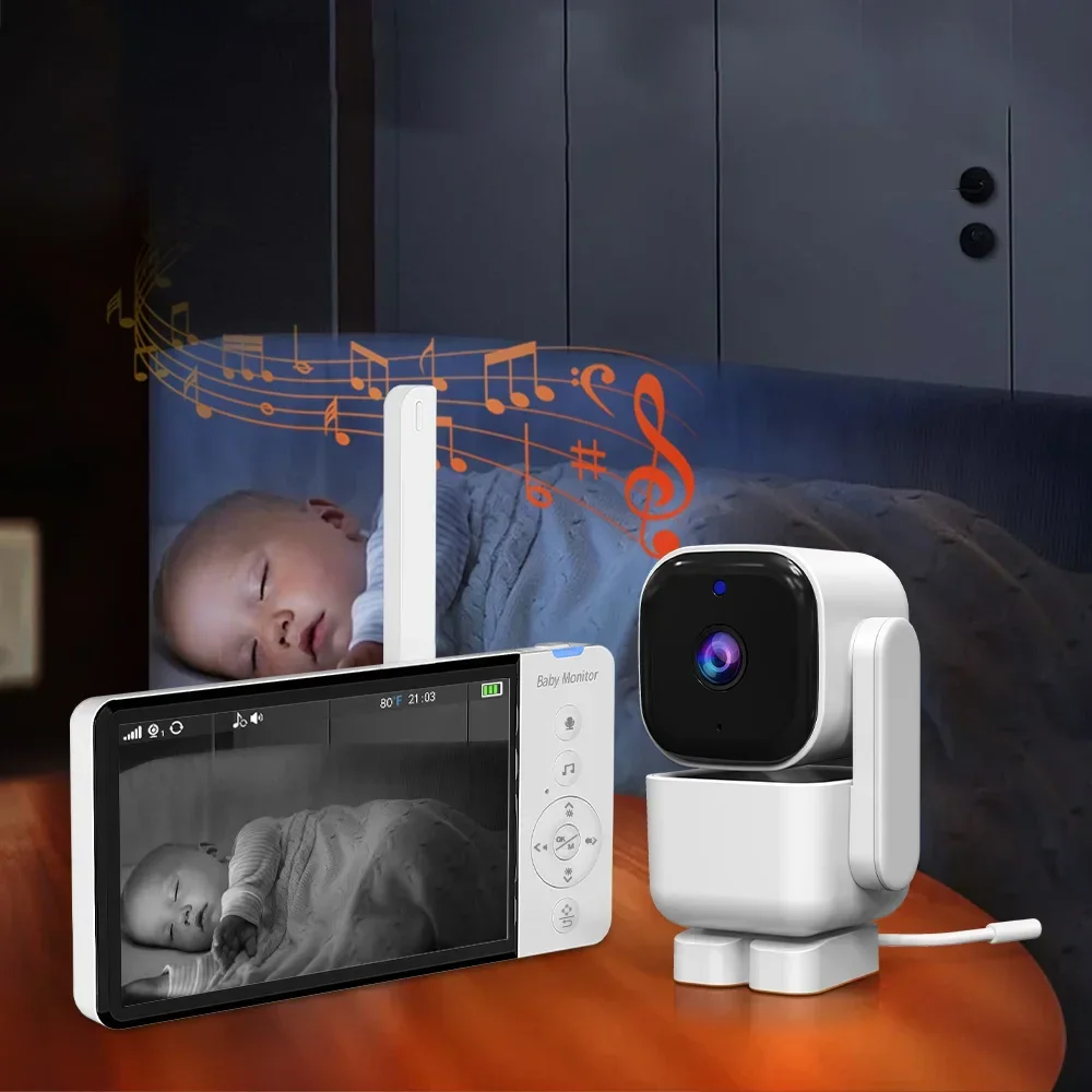 Two-way  Feeding Alarms Temperature Sensor VOX Mode Remote Control Camera Support ODM /OEM 2.4G Wireless Video Baby Monitors