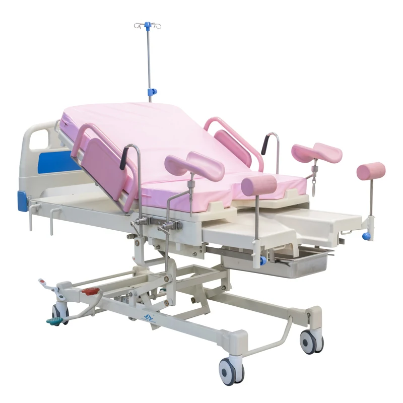 

MN-DB004 Medical portable hydraulic gynecological examination chair table obstetric gynecology hospital delivery bed