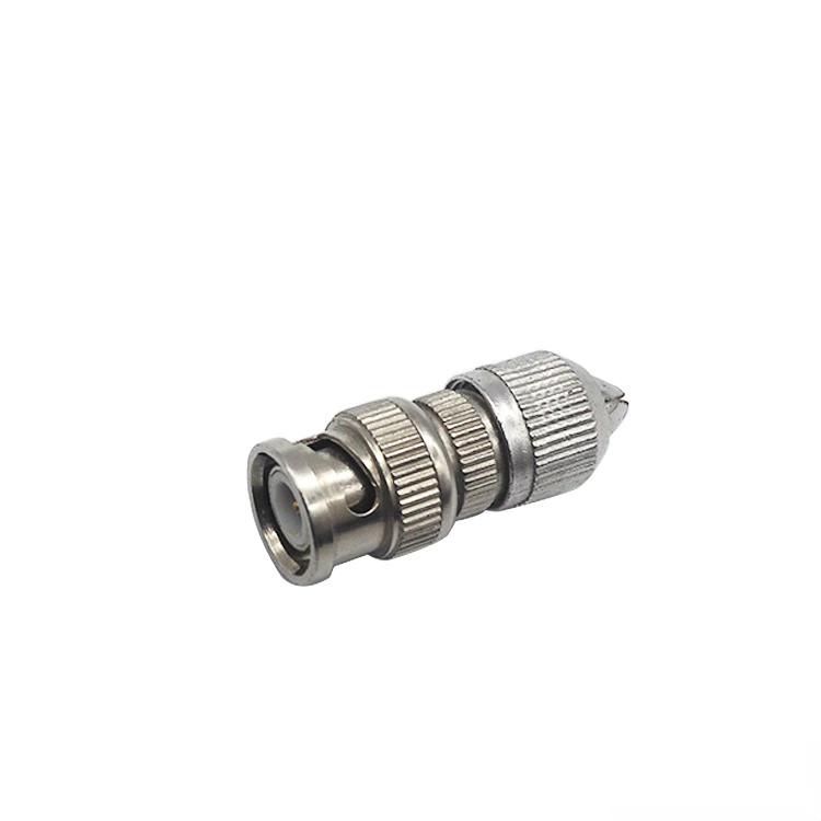 10PCS BNC Adapter Welding-Free Connector BNC Conversion RCA Twist Screw Monitoring Video Header Tee BNC Hexagonal F Head