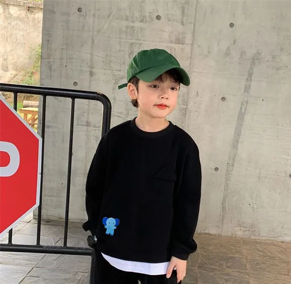 

Kids Sweatshirt Cotton Kids Boy Girl Cute Cartoon Tops Boys Girls Spring Holiday Party Clothes Long Sleeve Tops