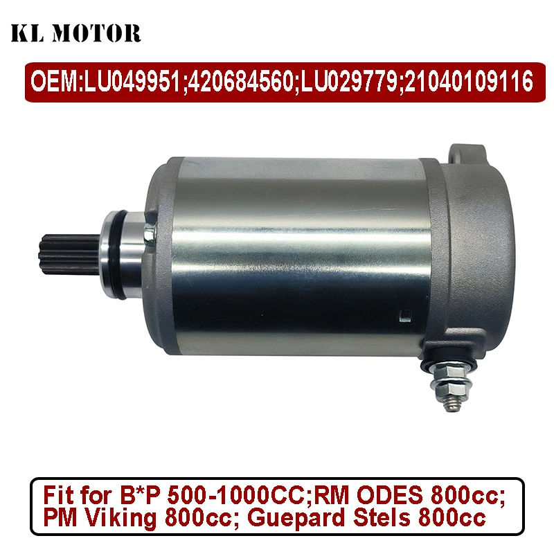

Starter Motor For G1 G2 РМ 800 ODES UTV 800H HiSun LU049951 420684560 370800-001-0000 21040109116