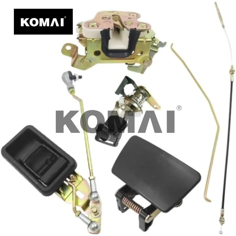 KOMAI Excavator Accessories for HI/TACHI ZX EX200-5 EX120-5 EX-5 Excavator Cab Door Lock Assembly(Lock Cylinder)