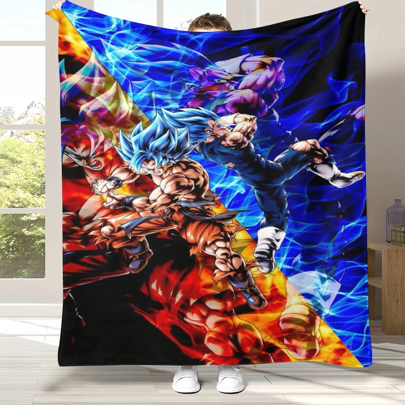 

Фланелевое одеяло с рисунком аниме D-Dragon Ball Game, ультрамягкое теплое плюшевое одеяло для дома, спальни, кровати, дивана, офиса, кемпинга