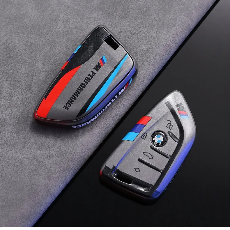 New Sport Style Car Key Cover Case Shell For BMW 1 2 3 5 7 Series X1 F48 X3 G20 X4 X5 G05 X6 F16 M40i M440i G02 G31 G23 F34 F15