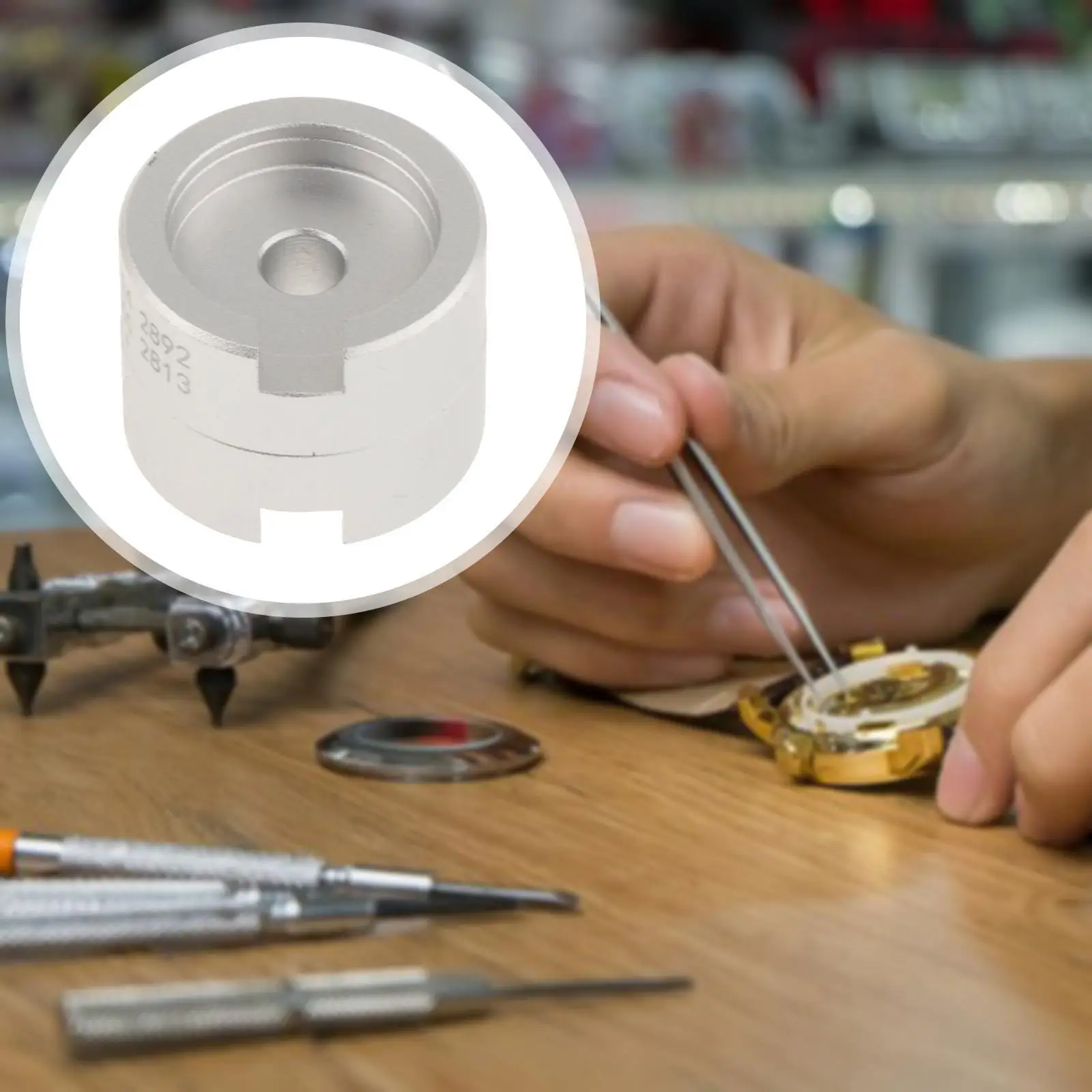 أدوات حامل حركة الساعة سهلة الاستخدام وقاعدة حركة ساعة التثبيت #4