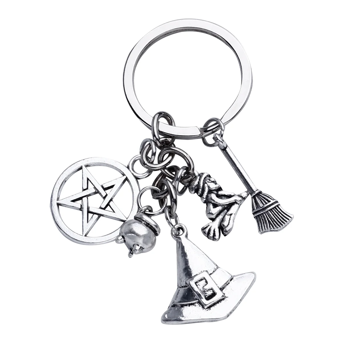 Wizard Hat Keychain Party Accessory The Ring Jewelry Witch Keyring Halloween Pendant Decorate