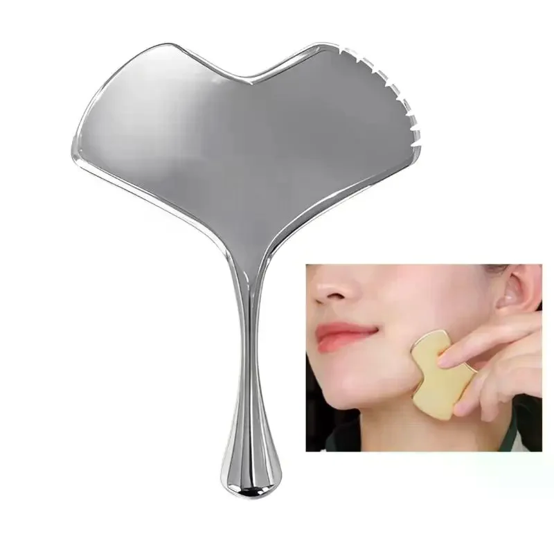 

Apricot Leaf Shape Facial Guasha Scraping Eye Massage Tools Anti Wrinkle Skin Tighten Physical Therapy Massage Tool