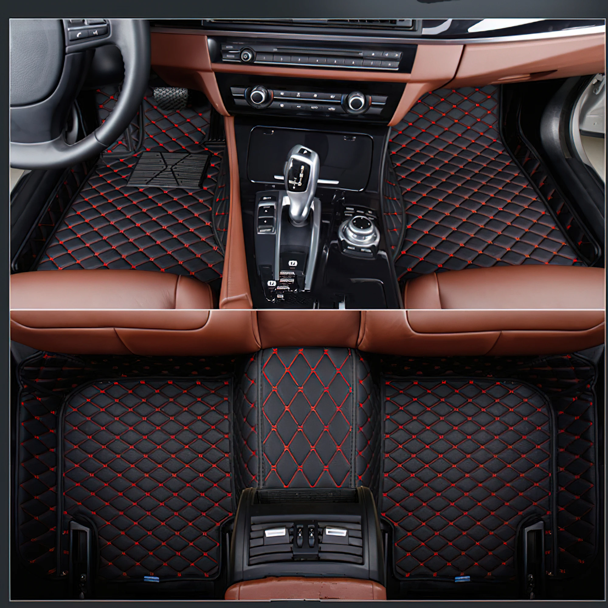 For Volkswagen Vw coross golf 5K golf Convertible Golf Sportsvan Variant car floor mats Auto leather carpet pads foot mat rugs