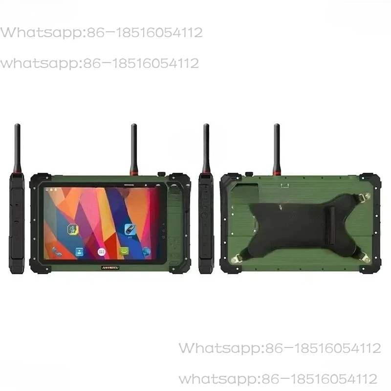 Industrial Tablet P5 10.1 Inch 4W DMR UHF/VHF Optional Two Way Radio ANYSECU NEW P5 4G Android9 IP67 Rugged
