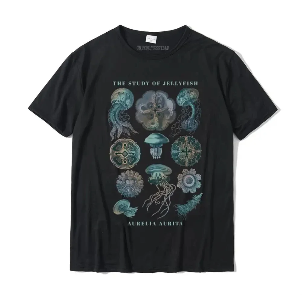 Earth Day Jellyfish Cotton T-Shirt Research Cotton Birthday Top T-Shirt High Quality Men\'S T Shirt Casual Fashion Short Sleeves