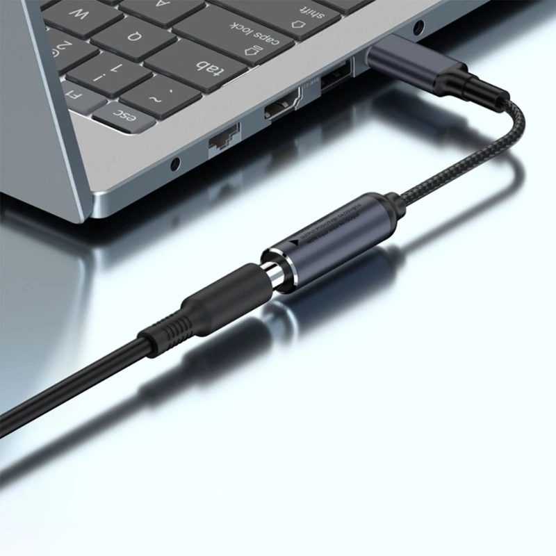 

100 Вт Тип C USB-C штекер на DC5,5x2,1 мм 5,5x2,5 мм 2,5x0,7 мм 3,0x1,1 мм 3,5x1,35 мм 4,0x1,35 мм женский удлинительный кабель