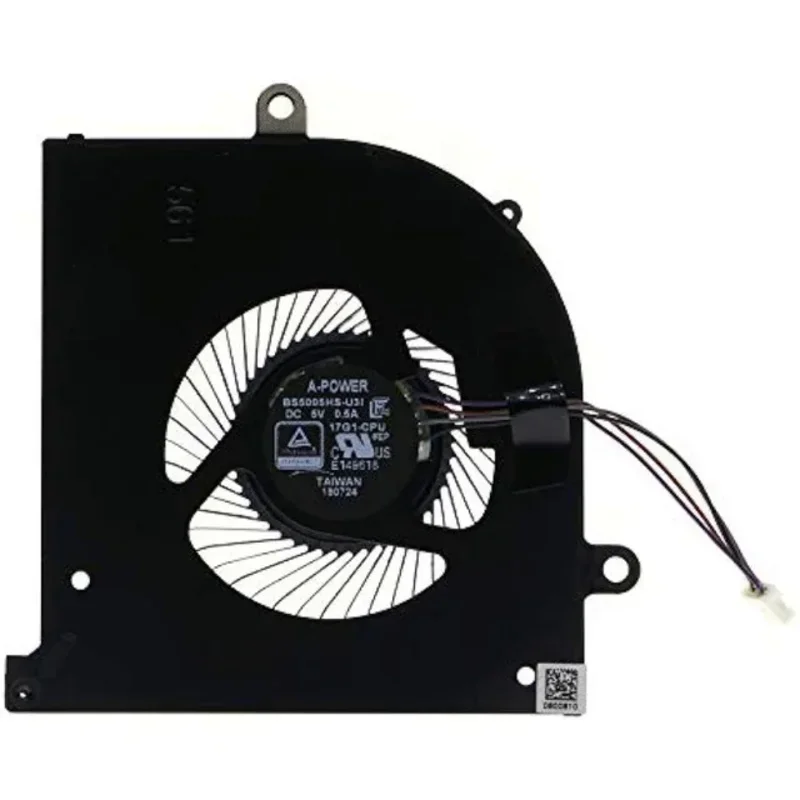 Imagem -06 - Ventilador de Refrigeração Cpu para Msi Stealth P75 Criador Ms17g1 Ms-17g2 Bs5005hs-u3i 17g1-cpu Bs5005hs-u3j 17g1-g-cw