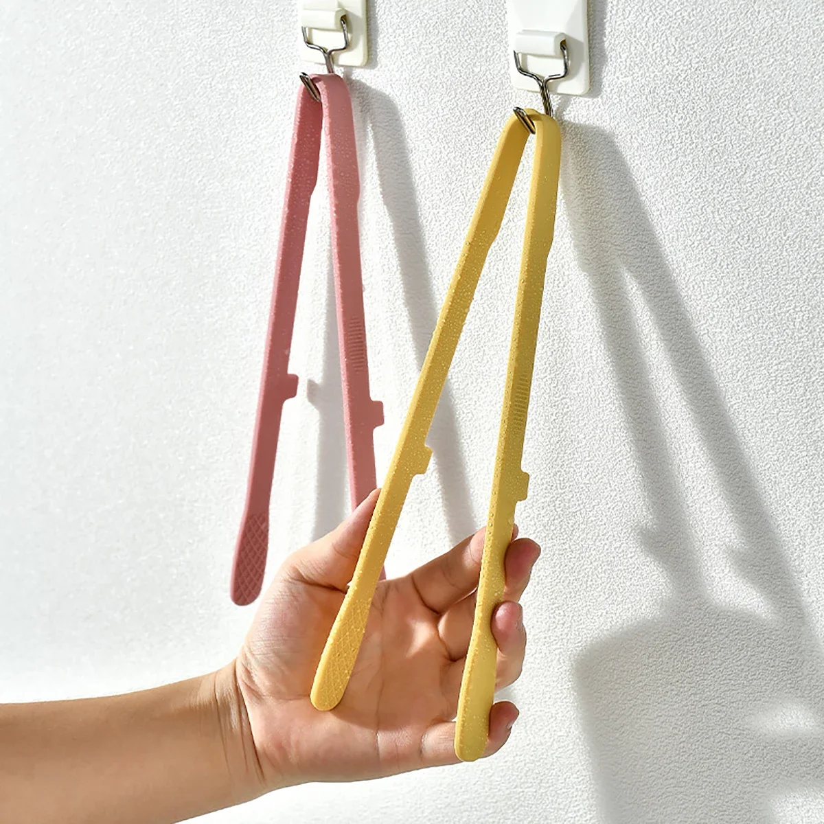 2 قطعة/المجموعة سيليكون كعكة الخبز الغذاء الساندويشات مكافحة السمط ستيك الشواء كليب يمكن الوقوف ملقط طعام المنزل المطبخ أدوات صغيرة