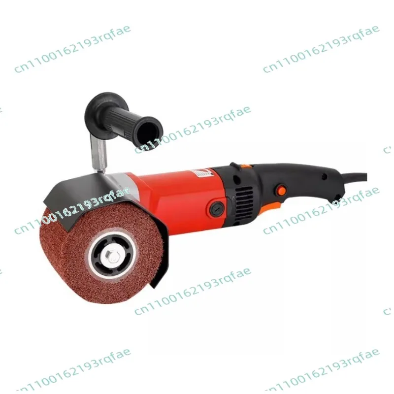 Polishing Machine for Wooden Stainless Steel Polishing with Grinding 1400W 220V Electric Metal Wire Drawing Machine Portable