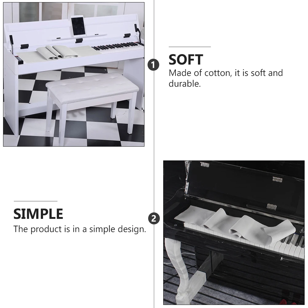 

Piano Keyboard Cloth Cover Dust Accessories Digital Cotton Accessory Instrument