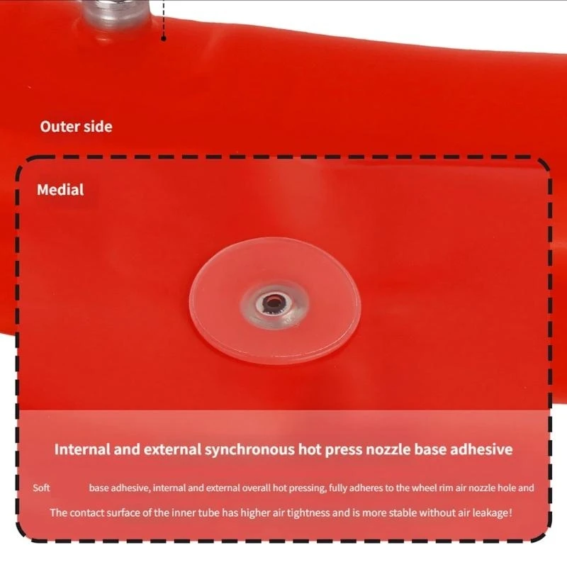  Durability Inner Tube for Mountain Bikes Aluminum Valves Light weight for Various Weather Resistance Easy Installation