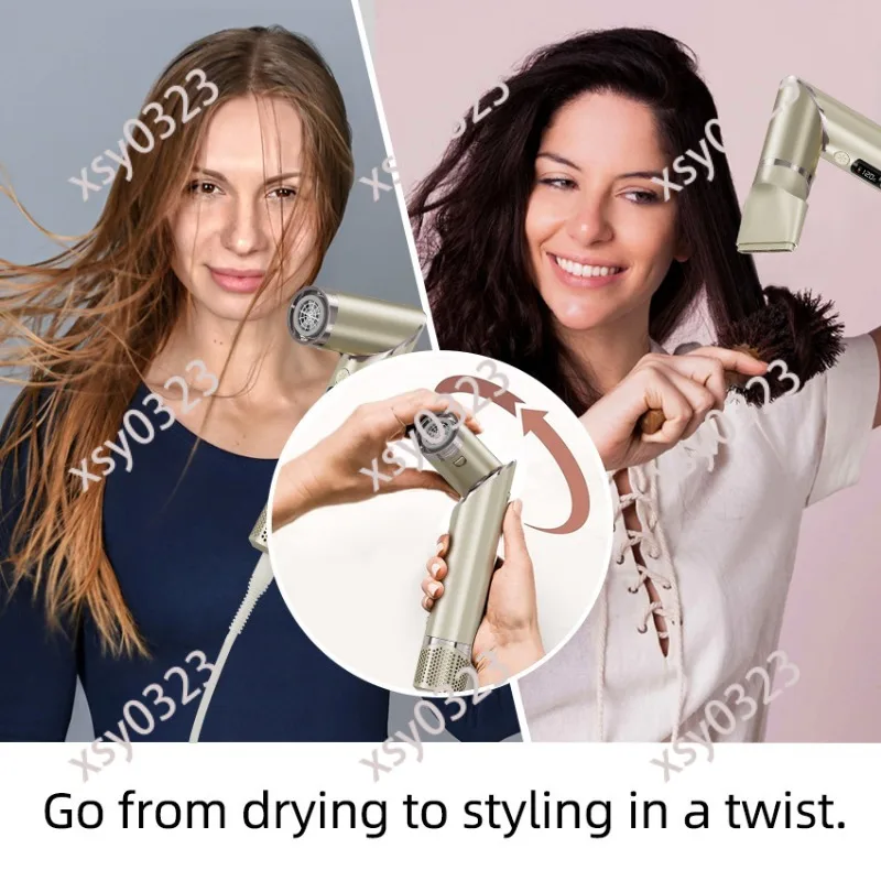 Multi-function Hair Dryer Hot Air Brush Straightener Curler Professional Home Hair Styling Set