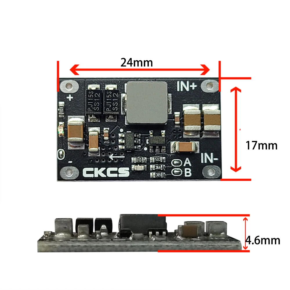 1PC 10W DC-DC Adjustable Boost Module 12V 1A Boost Plate Step Up Module 3V-5.5V To 5V 8V 9V 12V Battery Boost LED Indicator