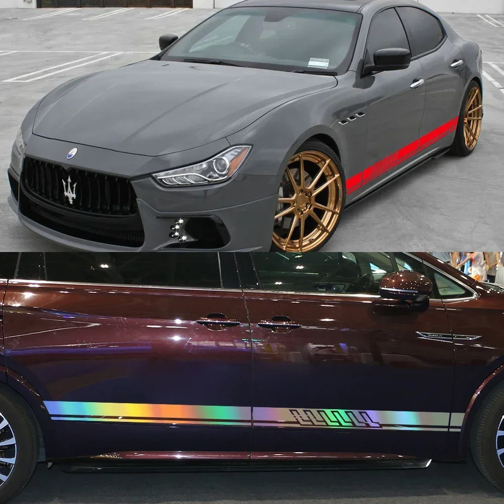 Car Side Skirt Stic… - image