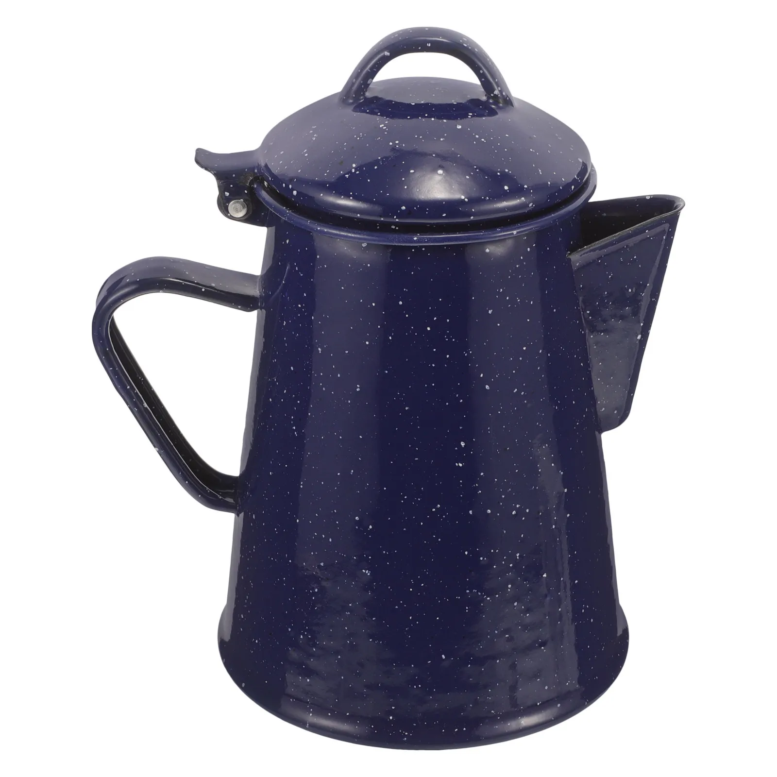 

Enamel Coffee Pot 1.5L Smooth No Burr Handle Spout Design Camping Home Office Cafe Use Kitchen Tea Kettle Water Pot
