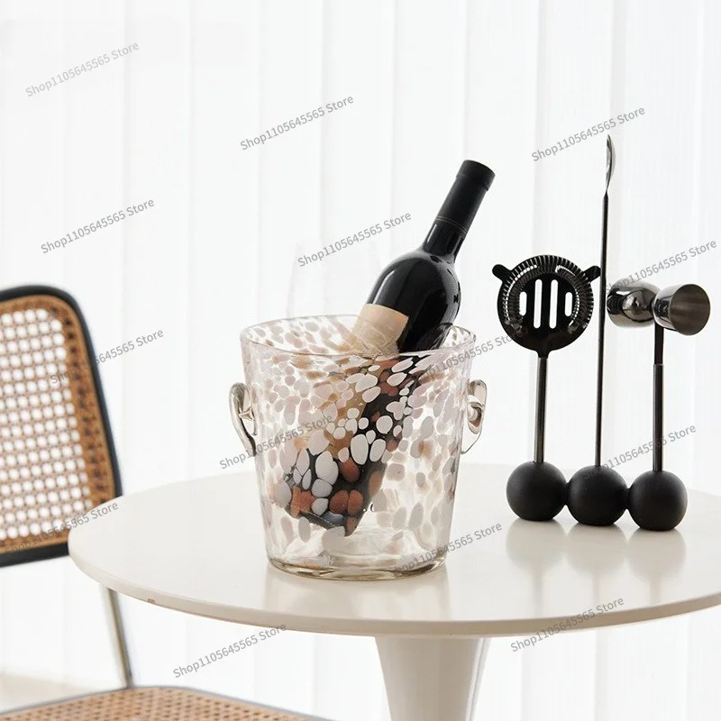 For Ice Bucket, Black and White Home Decoration Ornaments, Kitchen Storage Jar