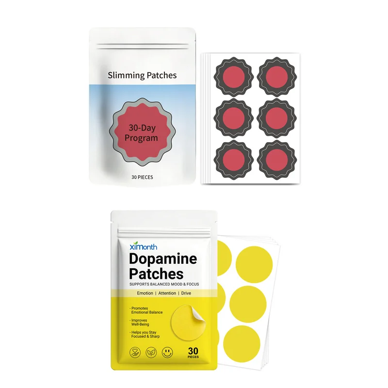 Slimming Patches & Dopamine Patches 60 Pieces Total Transdermal Skin Patches Mood Support Body Care