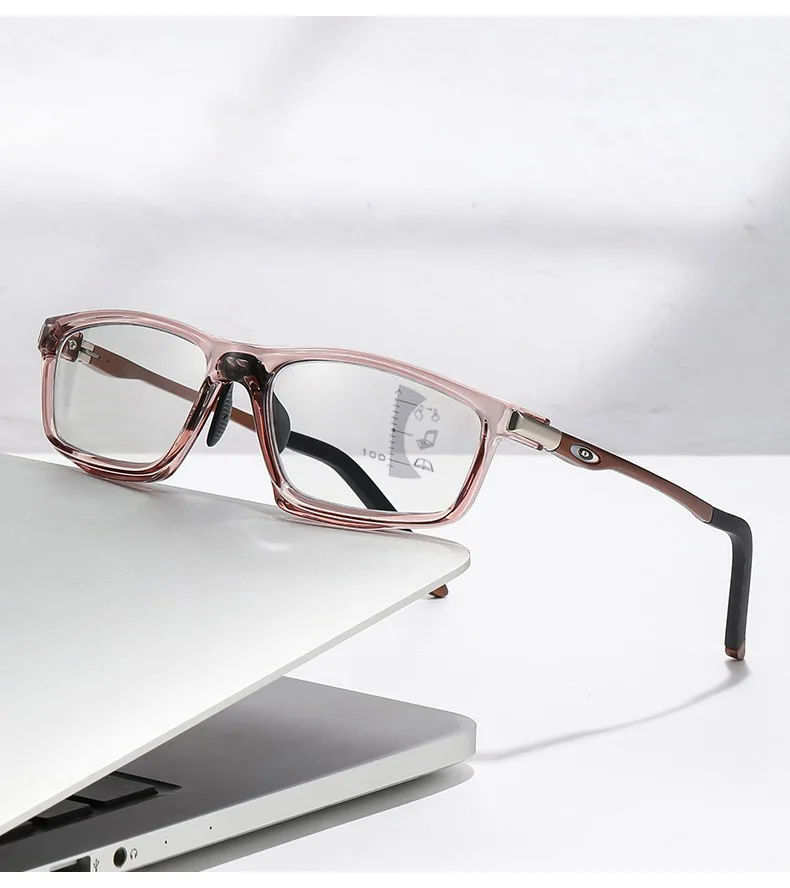 Lichtempfindliche Farbwechsel-Sport-Reise-Multifokusbrille für den Außenbereich mit langem und nahem Dual-Purpose-Lesebrille 81304 – Detail 14