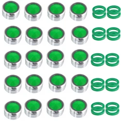20 Pcs Water Saving  Basin Kitchen Faucet Bubbler Inner Core Faucet Splash Head Faucet Accessories Filter Outlet Water Tanker