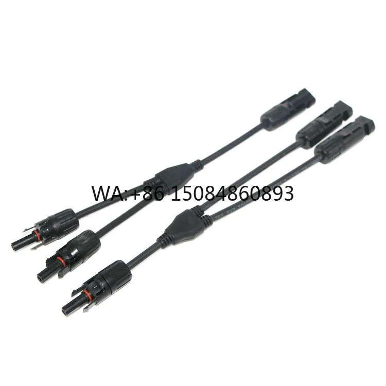 

Solar Panel Y 1 to 2 Solar Connector Cable Solar Panel Adapter Cable Y Male Female Connector for PV System