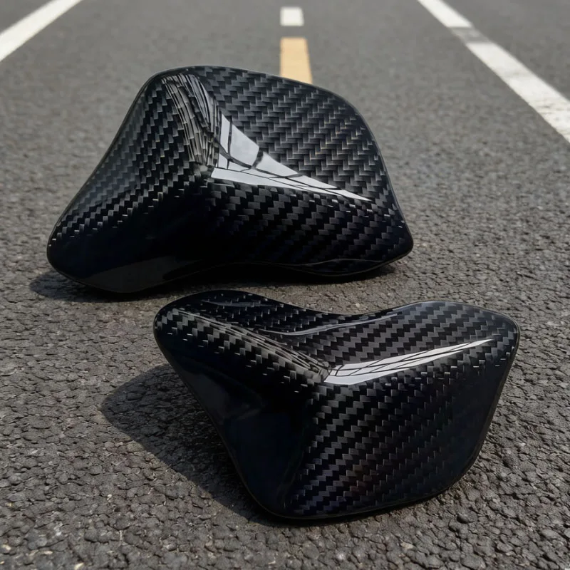 

Carbon Fiber Fuel Tank Cover Protection For KAWASAKI NINJA400 ninja400 Z400 Fuel Tank Corner Trim Cover Motos Accesories