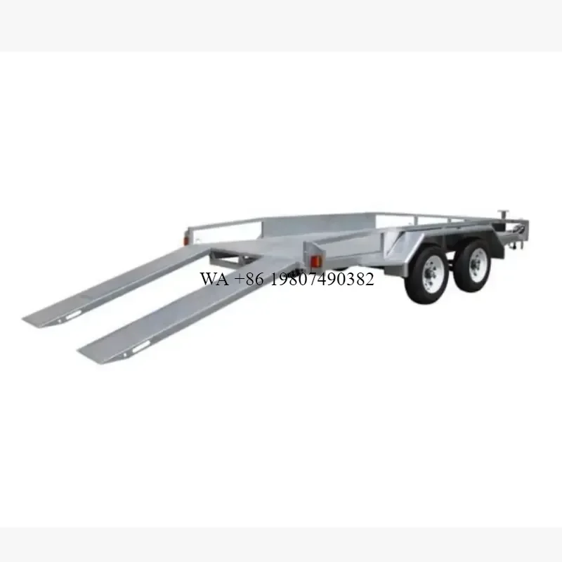 wmwmnu for Custom CJS Heavy Duty 2000-5000kg Payload Capacity Checker Plate Floor Car Transport Trailer