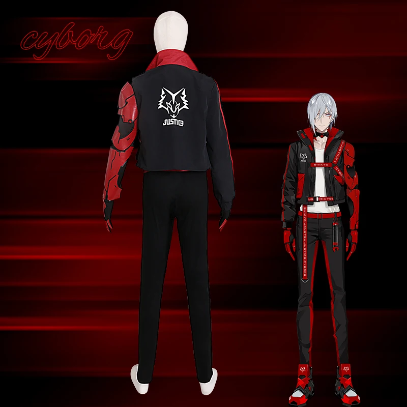 Fulgur cos Rainbow Club virtual Vtuber Noctyx Fulgur Ovid cosplay costume customization