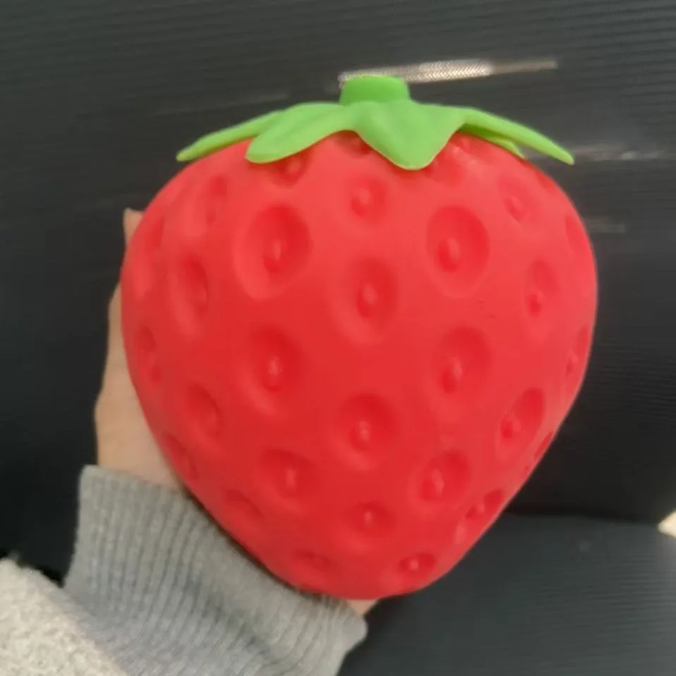

16cm Super Jumbo Strawberry Squishy Slow Rising Antistress Toy Grownups toys stress relief toy stress balls sensory toy
