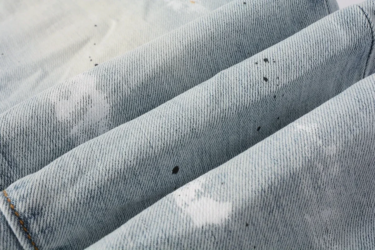 Men's Vintage High-Waist Skinny Jeans 2025 Denim Trousers Low-Rise Repairable Top Quality Streetwear Pants by Brand 9006