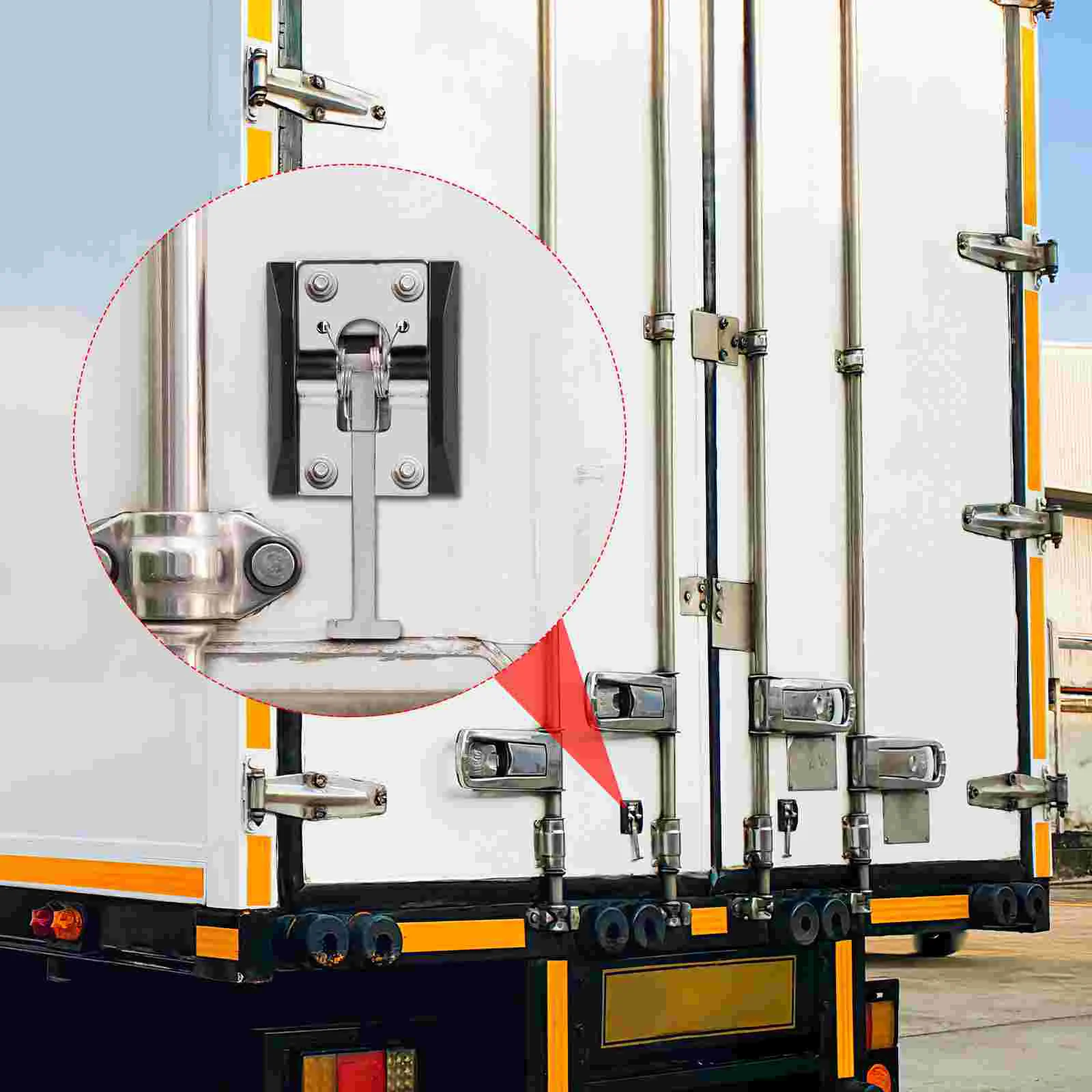 Heavy Duty T Style Door Holder Metal Catch Latch Van Rv Door Retainer Hook Carbon Steel Construction Vehicle Parts Accessories