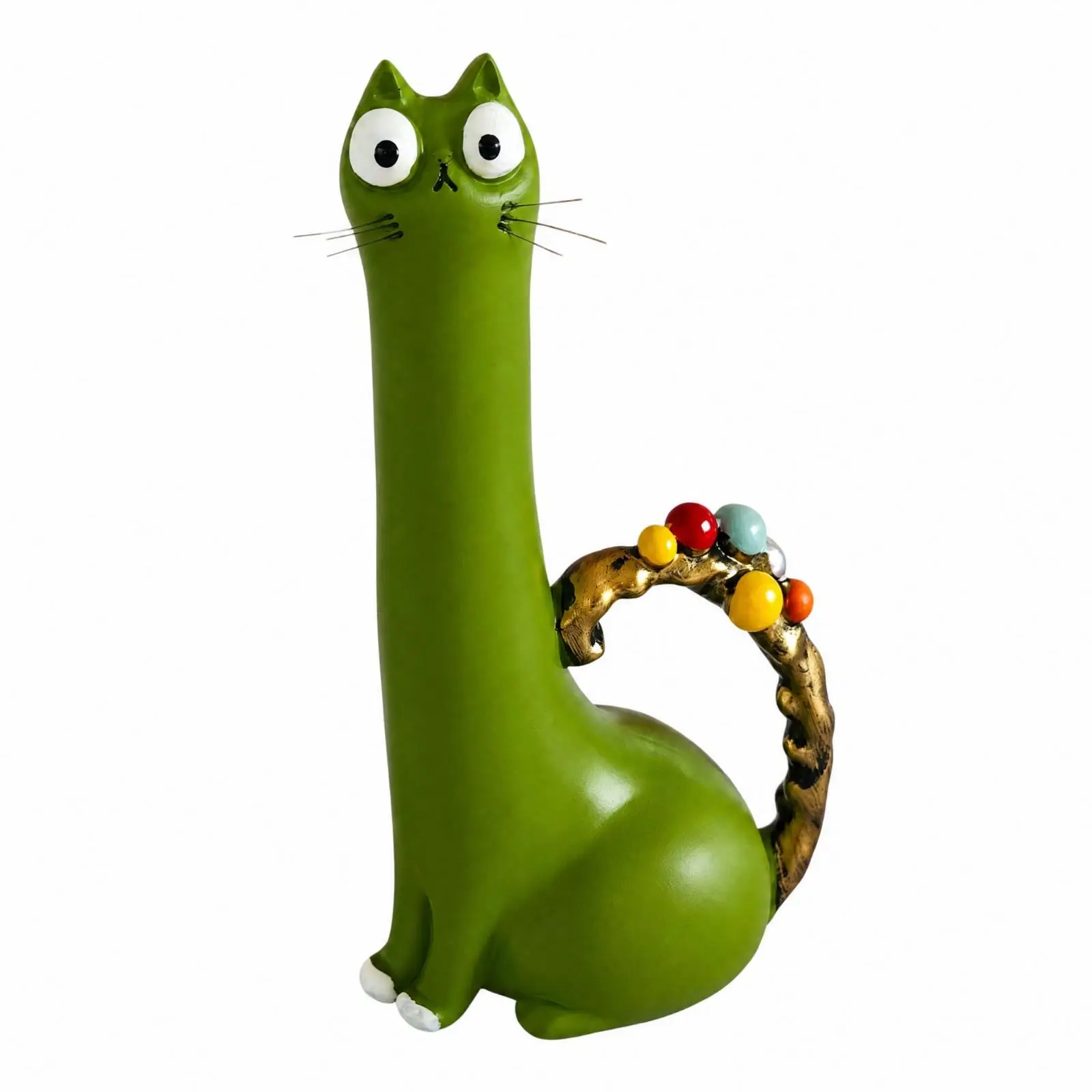 Animal Cat Face Resin Vase for Fresh Flowers Home Decor Aesthetic Shelf Decor Compact Planter Holder