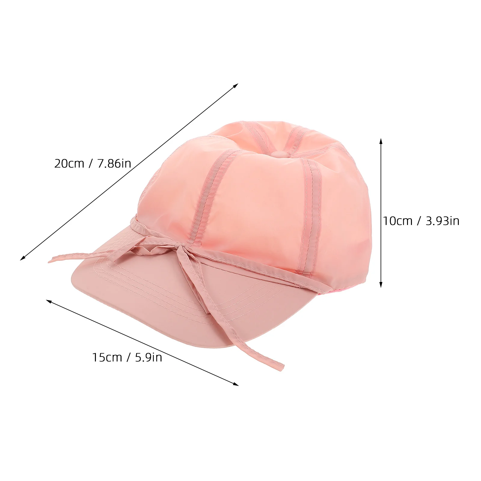 Bow Baseball Cap Retro Outdoor Hats for Women Beach Polyester Summer Cycling Girls Tennis