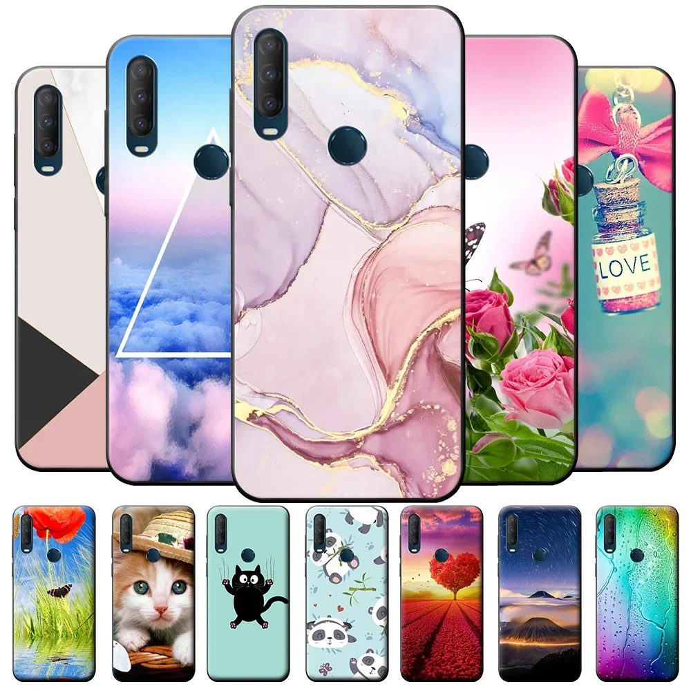 For Alcatel 1S 2020 Case 5028Y 5028D Cover Silicone Soft TPU Phone Cover for Alcatel 1 S 2020 Cases Alcatel 1 S 2020 Fundas capa