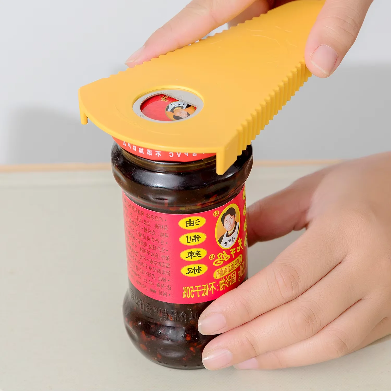Manual Can Opener Easy Use Jar Bottle and Can Opener for Weak Hands Effortless Multi and LowStrength-Convenient Lid Opener