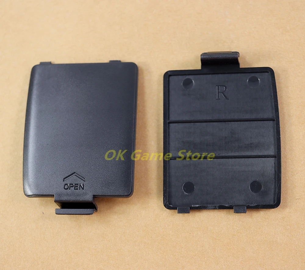 1 par = 2 peças para sega gg tampa da bateria esquerda direita tampa da bateria porta esquerda direita capa traseira da bateria para sega game gear