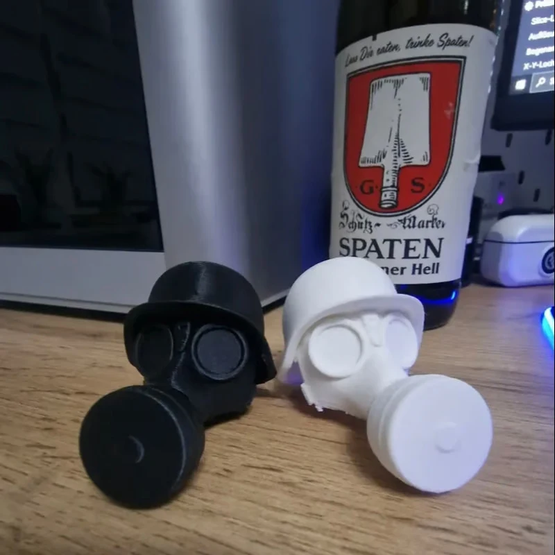 1 قطعة غطاء تغليف لقطر المقطورة ، الغبار القبعات تصميم سحب وصلة غطاء ، الإبداعية ثلاثية الأبعاد مطبوعة المنزل البيرة حامي غطاء زجاجة