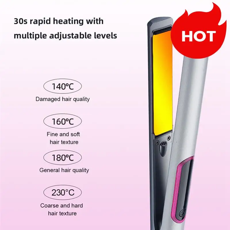 A01V-2 في 1 مكواة فرد الشعر وتجعيد الشعر لتصفيف أدوات تصفيف الشعر المسطحة